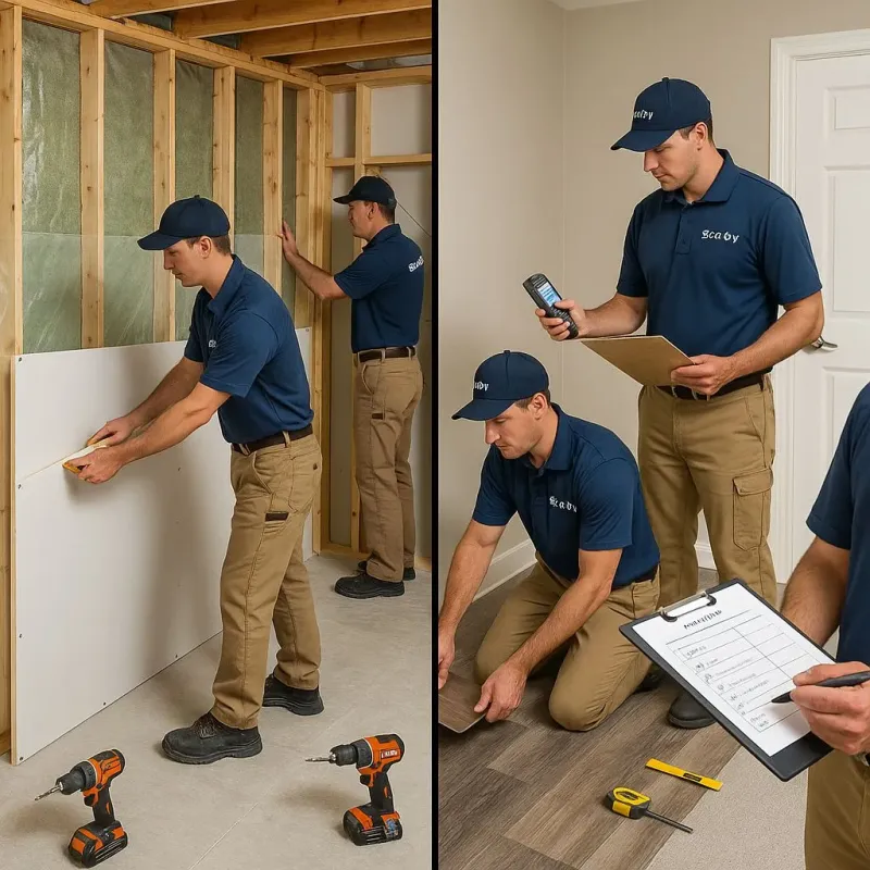 Repairs and Reconstruction process in Ellington, CT